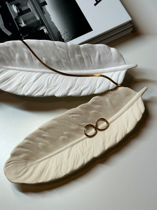 Feder Schmucktablett